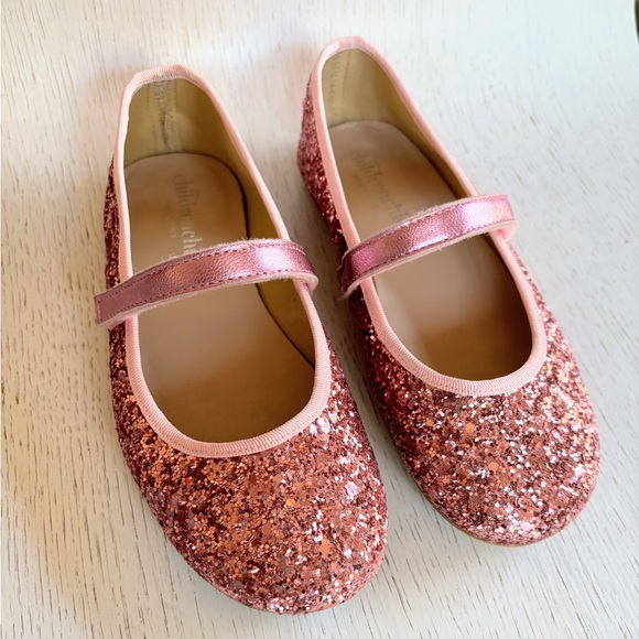 Childrenchic pink glitter sparkle Mary Jane dress party shoes EU 31 US 13.5 - Picture 11 of 14